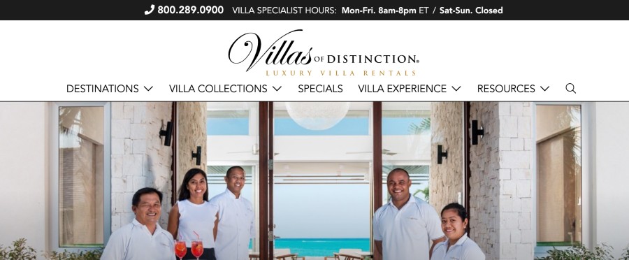 Villas of Distinction Contact Info
