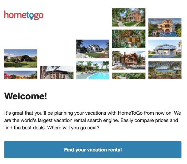 hometogo email campaign