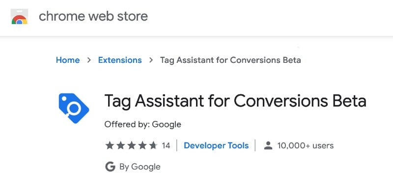 Tag Assistant for Chrome